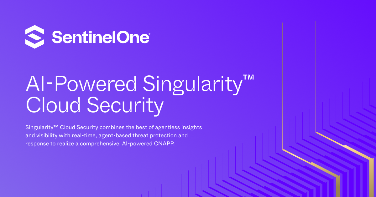 Singularity Cloud Security Sentinelones Ai Powered Cnapp