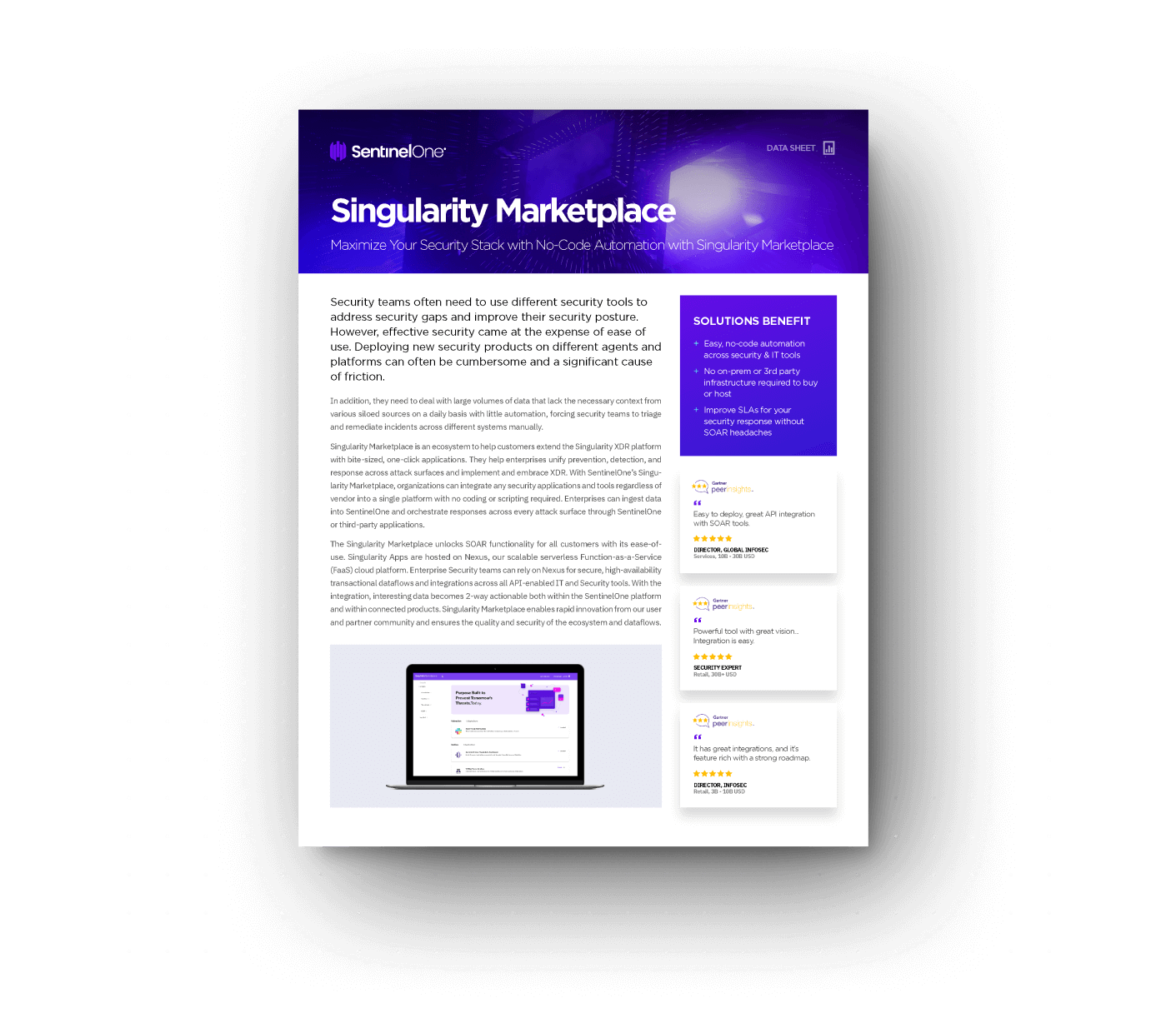 Singularity Marketplace - Cyber Solution Center