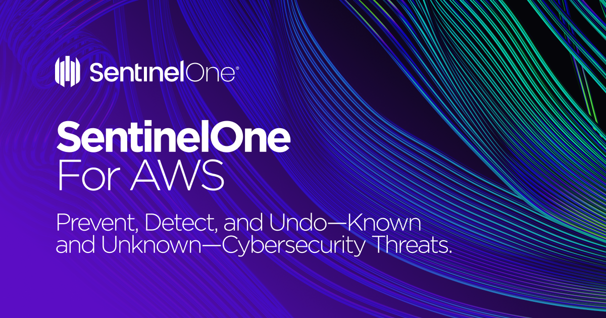 Security For AWS From SentinelOne