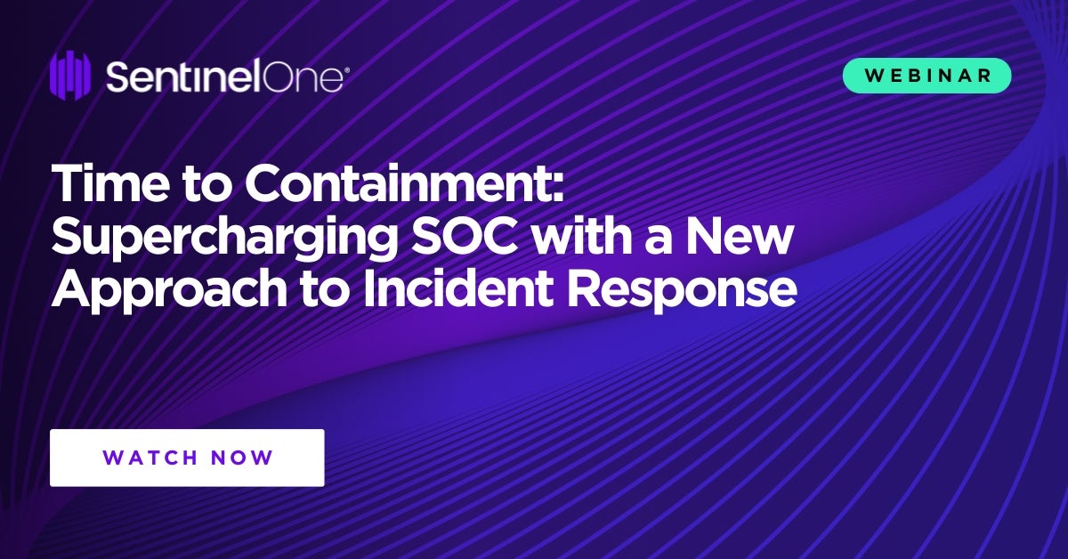 Time to Containment: Supercharging SOC with a New Approach to Incident ...