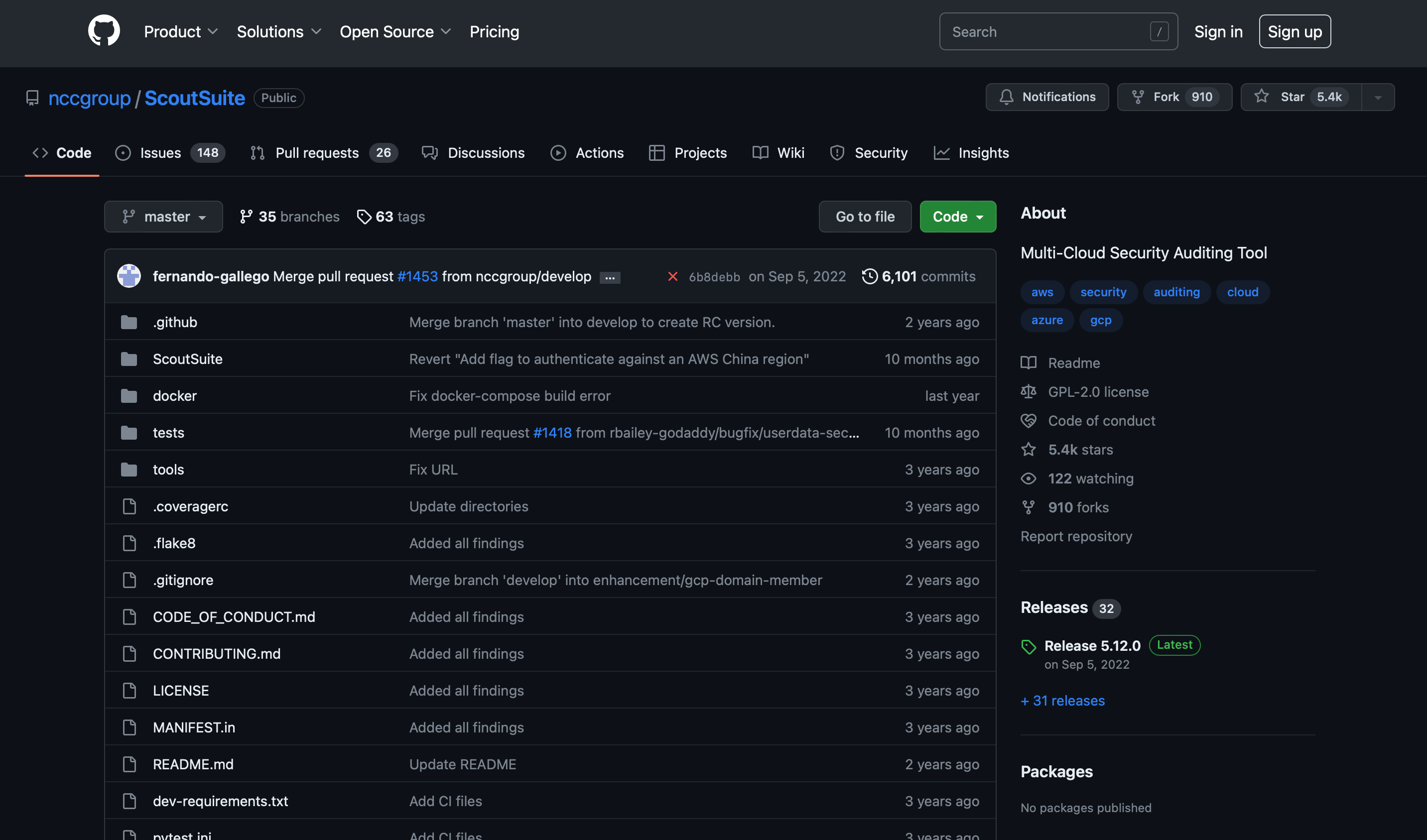 Cloud Penetration Testing Tools: Scout suite Logo | SentinelOne