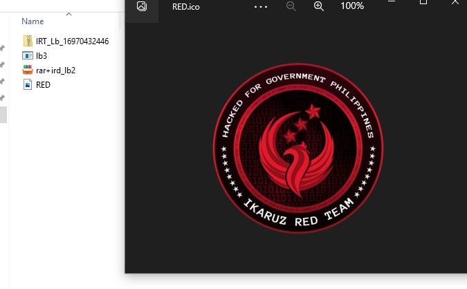 Ikaruz Red Team icon file