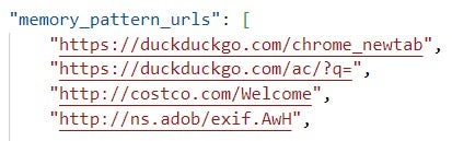 memory_pattern_urls values