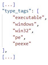 The type_tags attribute (in the file object for AdventureQuest.exe)