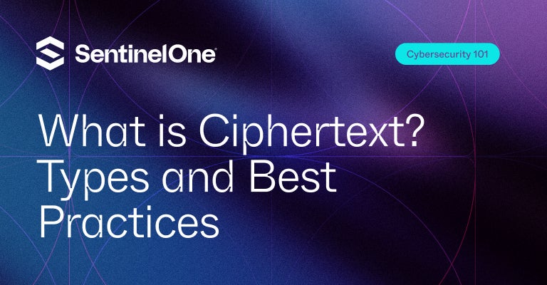 Ciphertext - Featured Image | SentinelOne