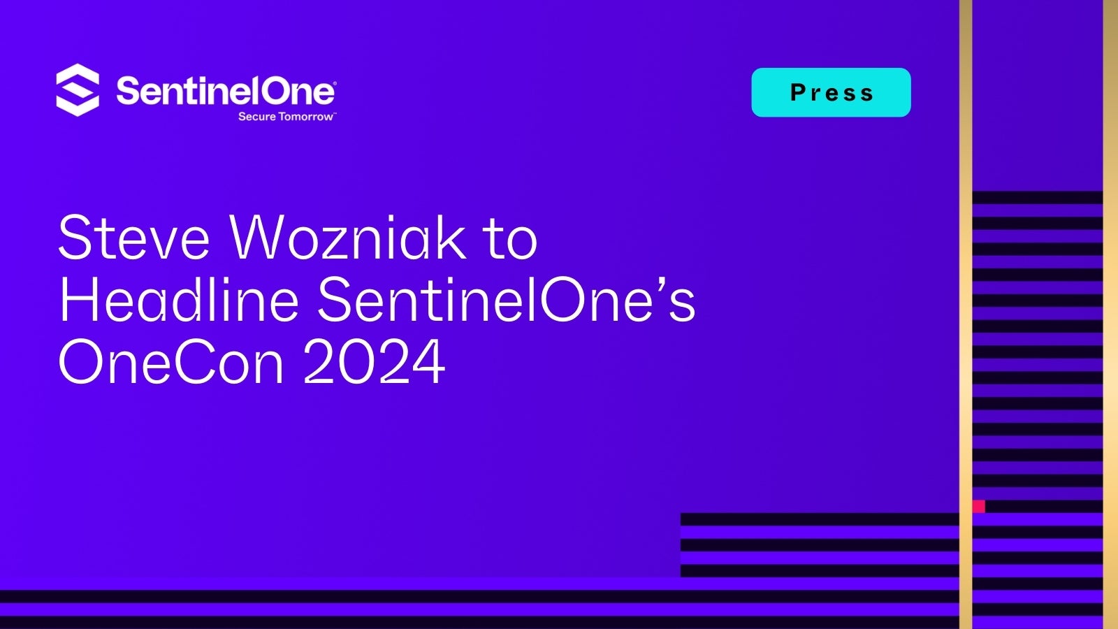 Steve Wozniak to Headline SentinelOne’s OneCon 2024