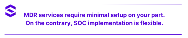 mdr vs soc - Implementation | SentinelOne