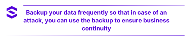 Types of Cyber Security - Backup your data | SentinelOne