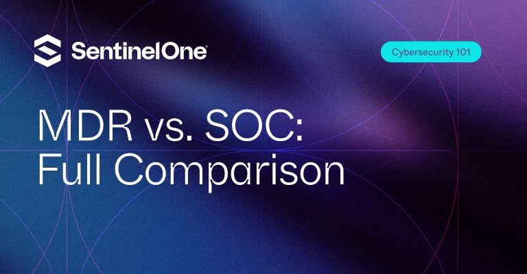 MDR vs SOC - Featured Image | SentinelOne