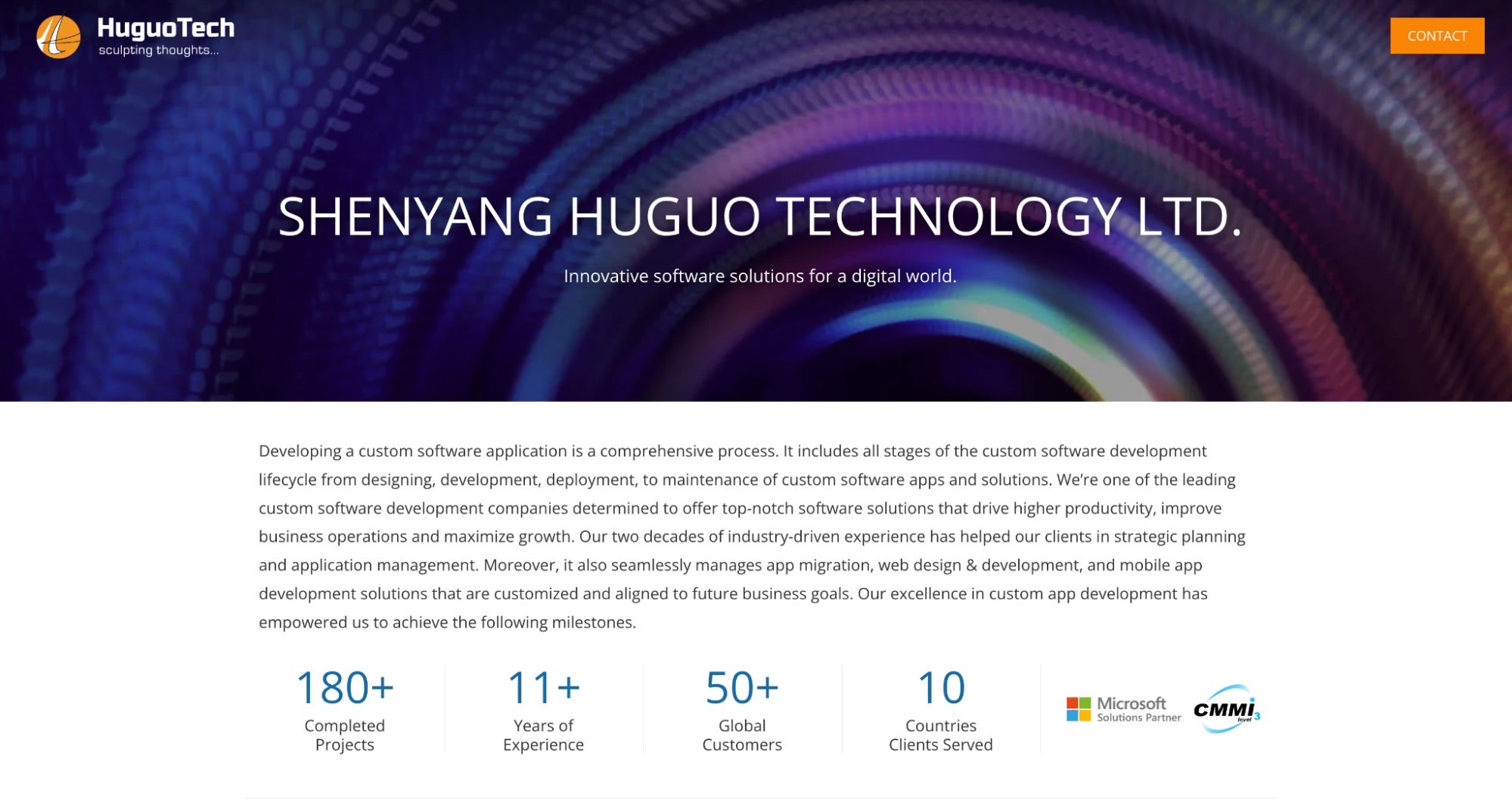 Active DPRK linked company website -Shenyang Huguo Technology Ltd