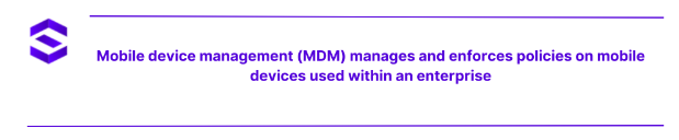 Enterprise Mobile Security - MDM | SentinelOne