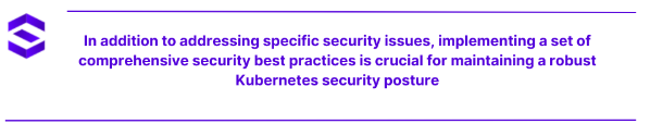 kubernetes security issues - addressing specific security issues | SentinelOne