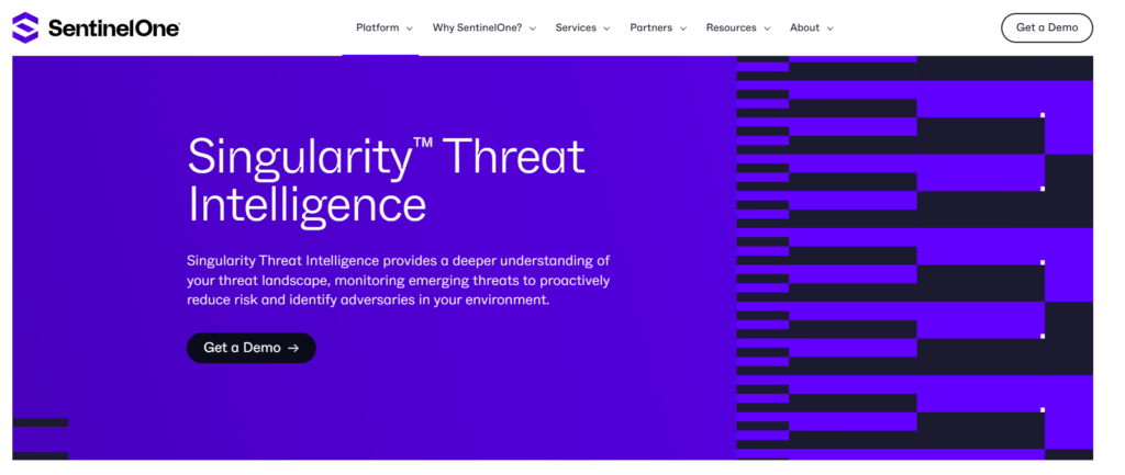 Threat Intelligence Solutions - SеntinеlOnе Singularity Thrеat Intеlligеncе Solution | SentinelOne